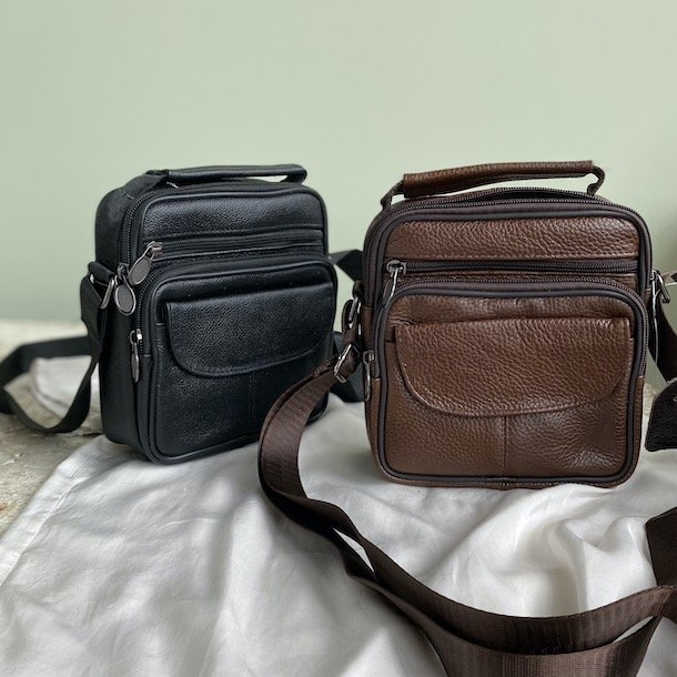 Crossbody unisesex skind