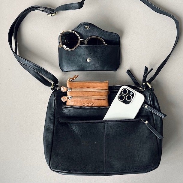 Misha crossbody - skind