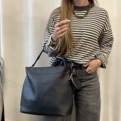 Skuldertaske med crossbody rem