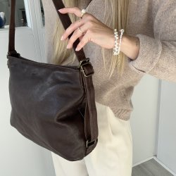 Conner crossbody / rygsk Skind