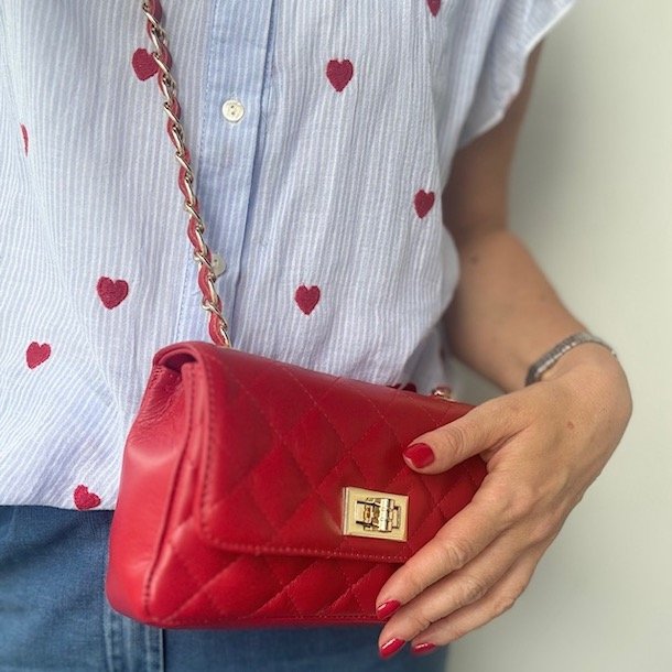 Crossbody ladylike COLOR skind