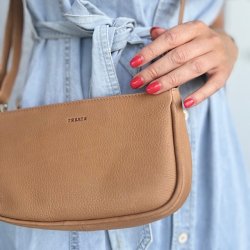 Emilia lille Crossbody skind