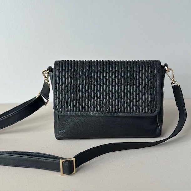 Delphine Ritzy crossbody sort Skind