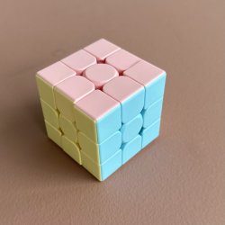 Rubix cube terning pastel
