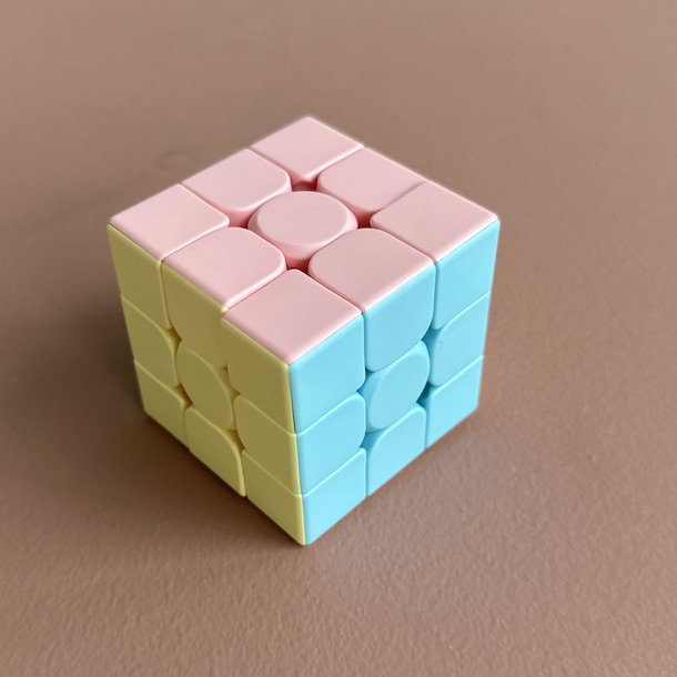 Rubix cube terning pastel