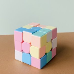 Rubix cube terning pastel