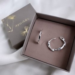 Hoops TWIRL 20mm Sterling Slv