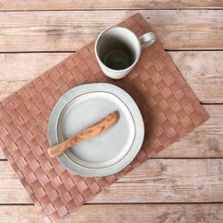 Dkkeserviet flettet vaskbar