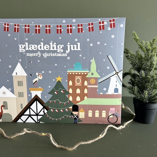 Danmark omslag adventskalender 4 lger (uden indlgsbakke)