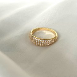 Fingerring DARLING EMMA  Forgyldt Slv