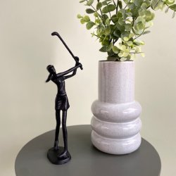 Metal figur kvinde Golfspiller
