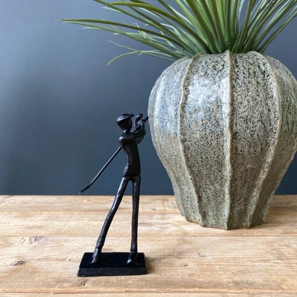 Figur Golfspiller mand metal