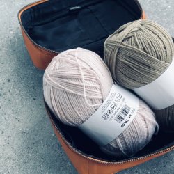 Toilettaske Shadow Cognac lder