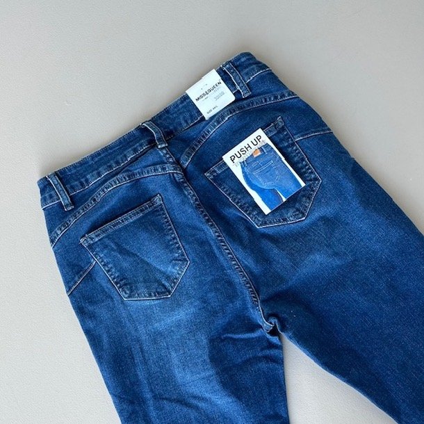 Slim fit jeans classic blue stretch str. L - 5xl