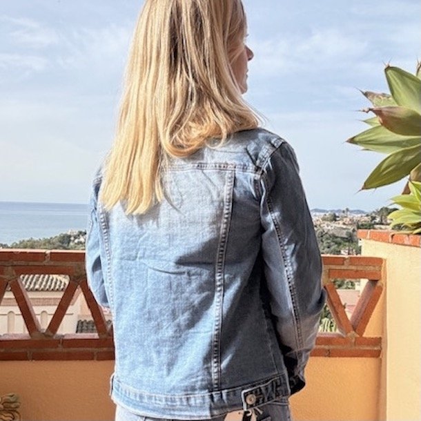 Denim jakke bomuld str. S-4XL