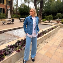 Denim jakke classic str. S-XXXL