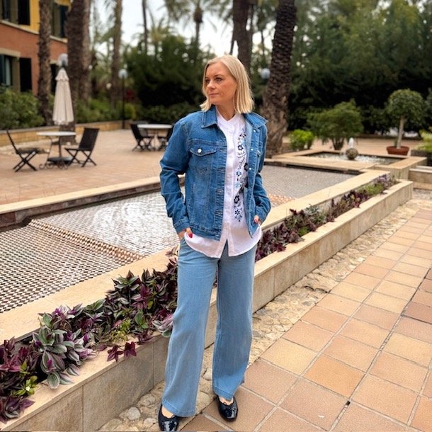 Denim jakke classic str. S-XXXL