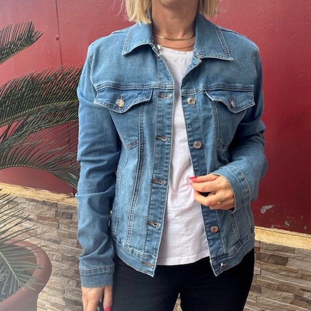 Denim jakke classic str. S-XXXL