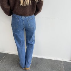 Jeans Straight leg med stretch