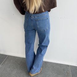 Jeans Straight leg med stretch