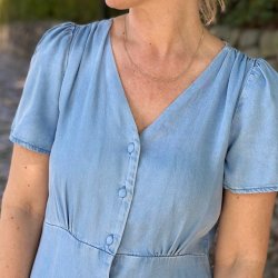 Denim kjole ROME 100% lyocell str. 34-42 