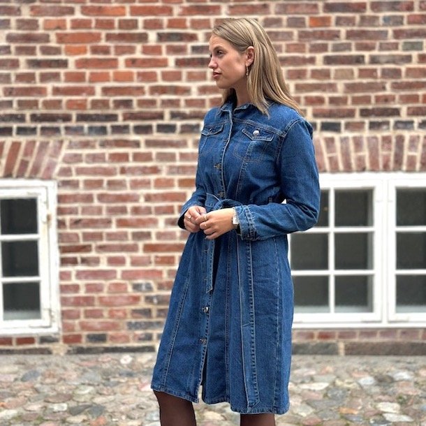 Denim kjole s-xl