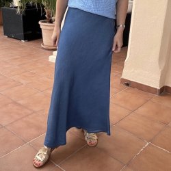 Maxi nederdel 100% tencel str. XS-M