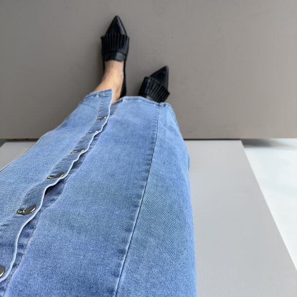 Denim nederdel JUNE str. XS-XL