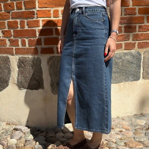 Denim nederdel JUDY bomuld str. 34-42