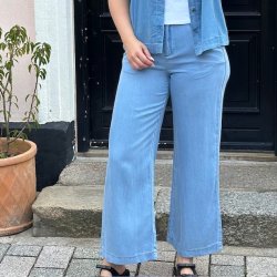 Bukser soft LIGHT denim lyocell str. 34-42