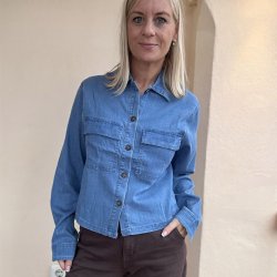 Skjorte - bld denim str S-XXL