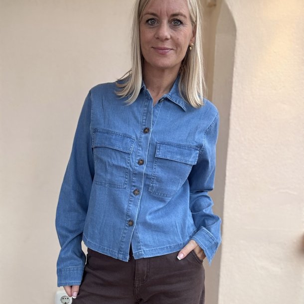 Skjorte - bld denim str S-XXL