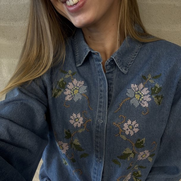 Denim skjorte s-xl