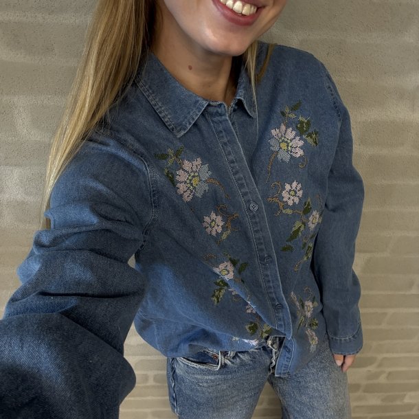 Denim skjorte s-xl