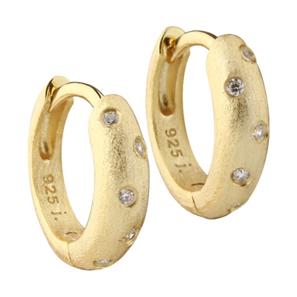 Hoop DREAMLIT 20 MM. - Forgyldt S�lv
