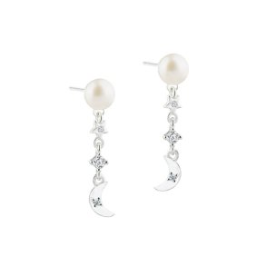 �reringe DREAMLIT PEARL CHARM - S�lv