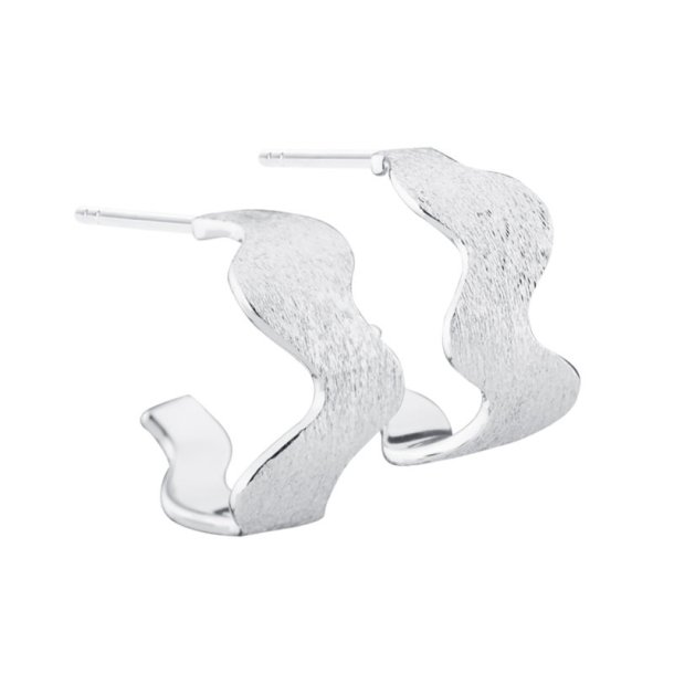 Hoop DREAMLIT WAVY HOOP 14 MM.- S�lv