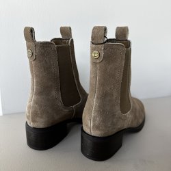 Ankelstvle Marenve beige ruskind Str. 37-41