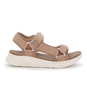 Sandal med velcro beige str 36-41