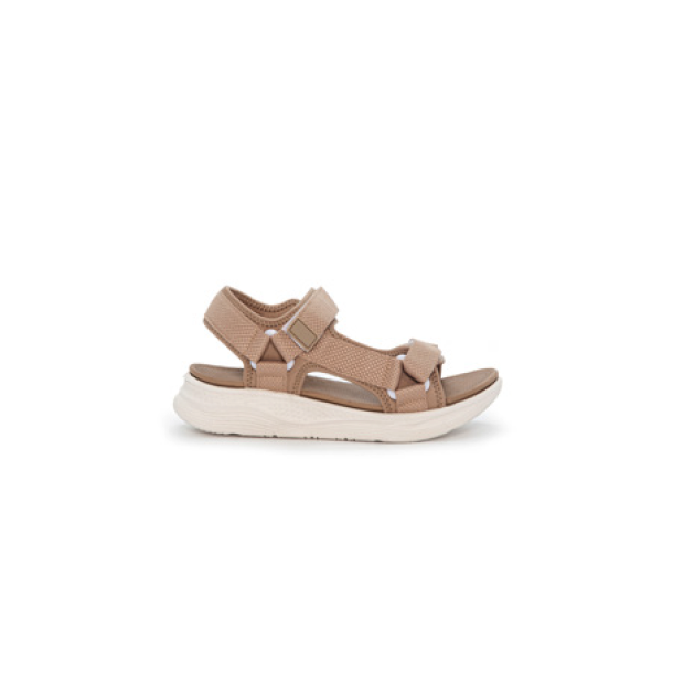 Sandal med velcro beige str 36-41
