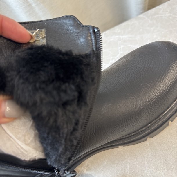 Ankel st�vle Mona med for sort - str 36-42