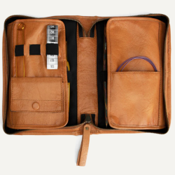 Effi strikke etui skind