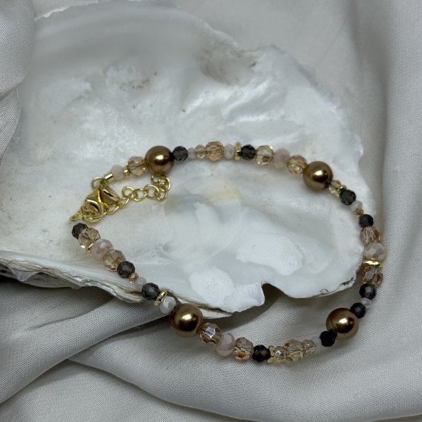 Armbnd EIRA PEARL - Forgyldt