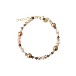 Armbnd EIRA PEARL - Forgyldt