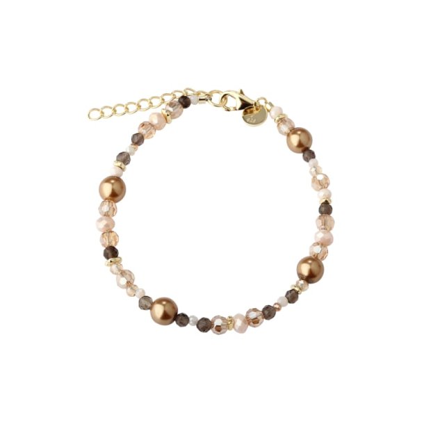 Armbnd EIRA PEARL - Forgyldt