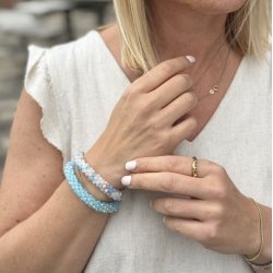 Chunky elastik armbnd miks
