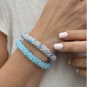 Chunky elastik armbnd miks