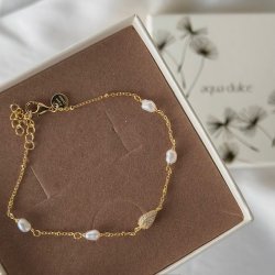 Armbnd PAV PEARL Forgyldt Slv