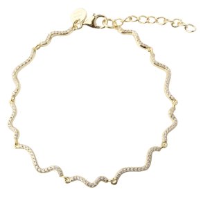 Armbnd CURVA Armbnd forgyldt slv