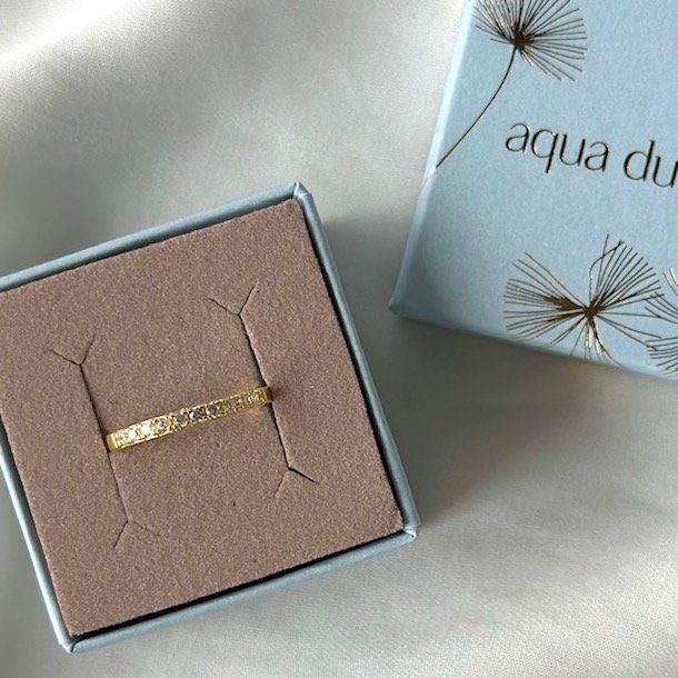 fingerring DARLING RAYA  Forgyldt Slv str 50-62